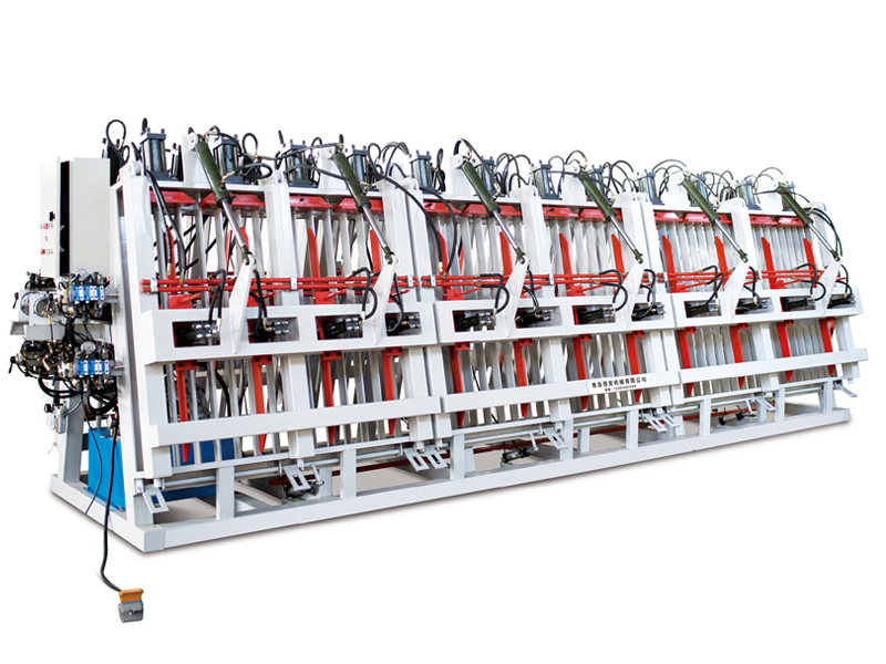 A字型液压双面拼板机